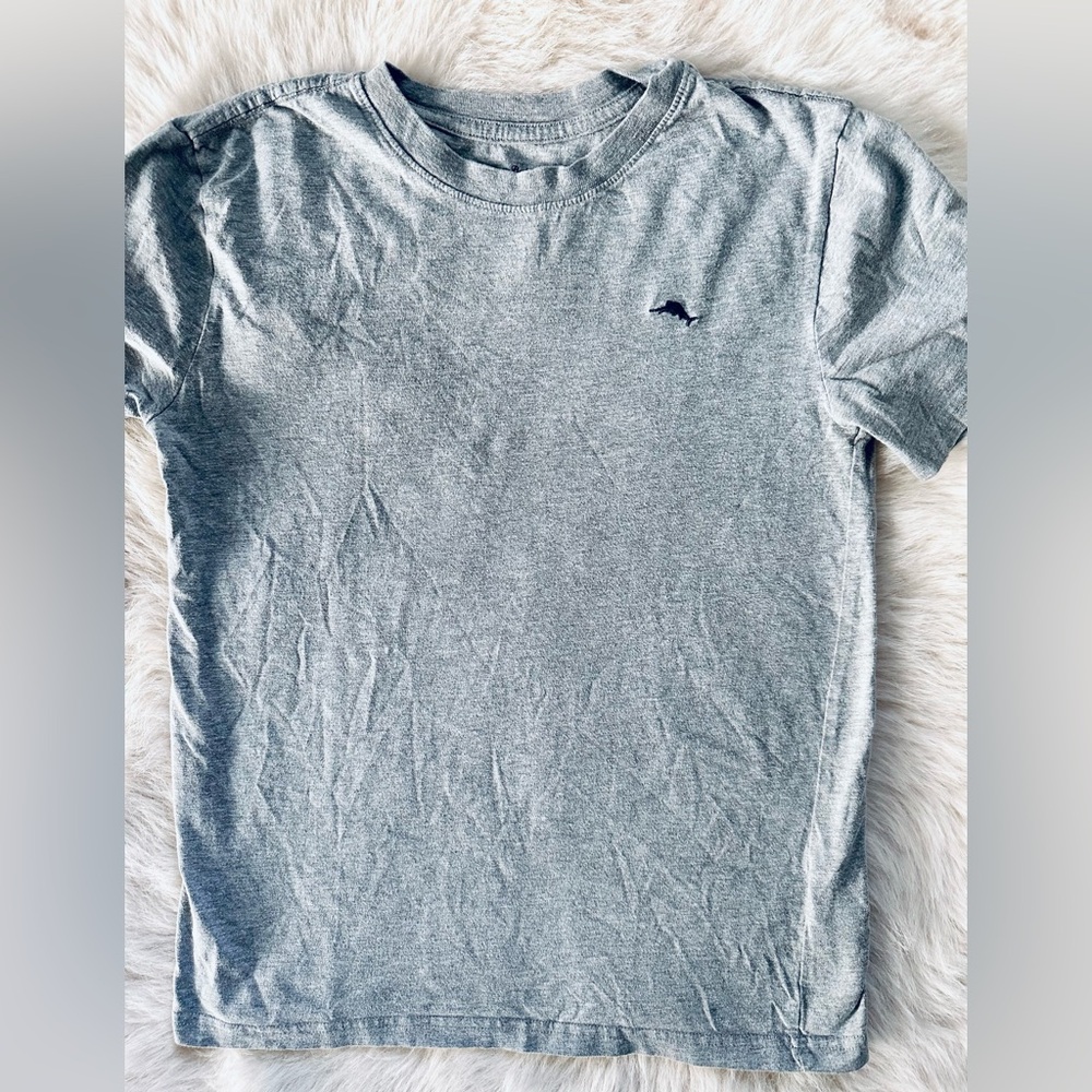 Tommy Bahama - Classic Gray T-Shirt with Logo Boys Size XL 14